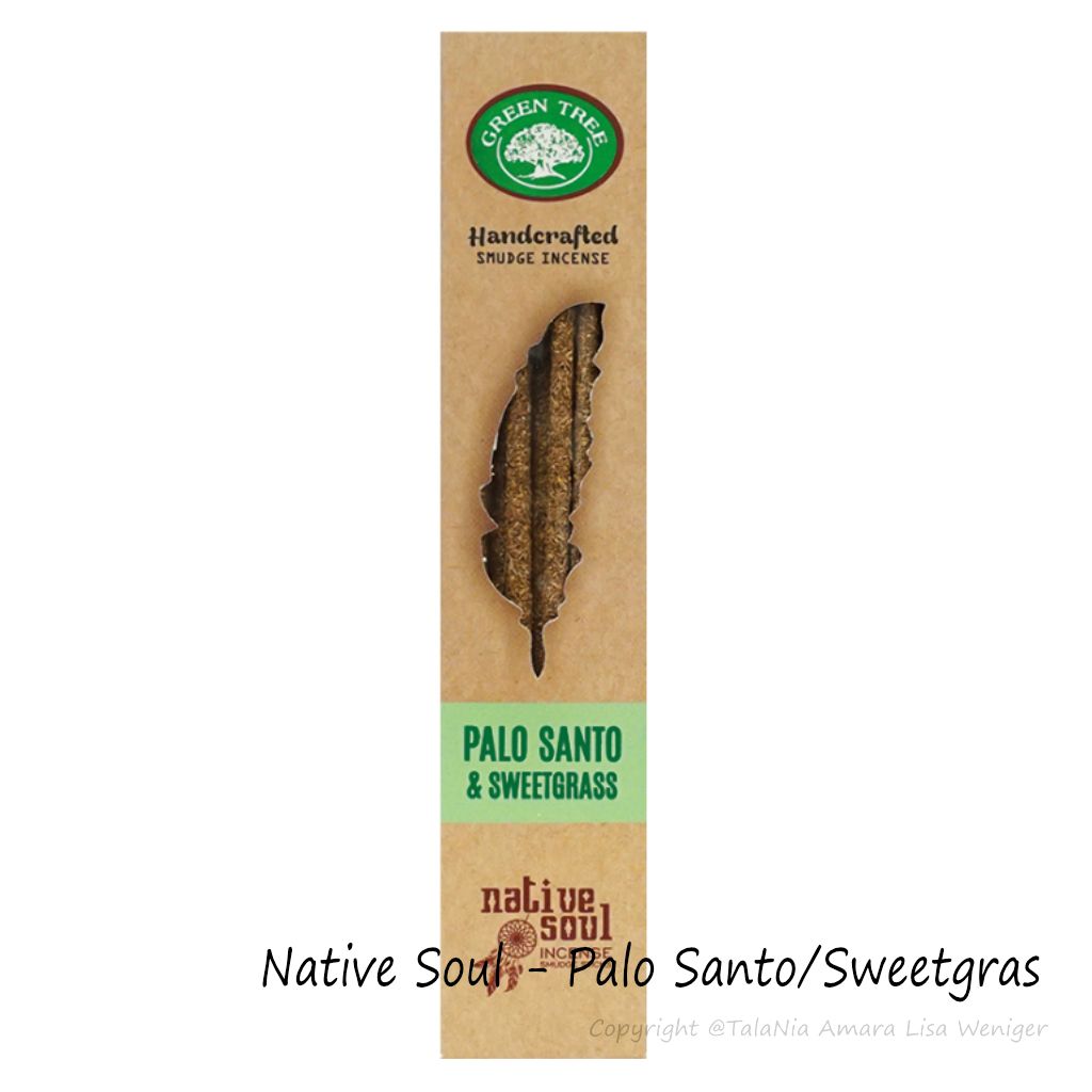 Räucherstäbchen Palo Santo mit Sweetgrass Produktbild TalaNia